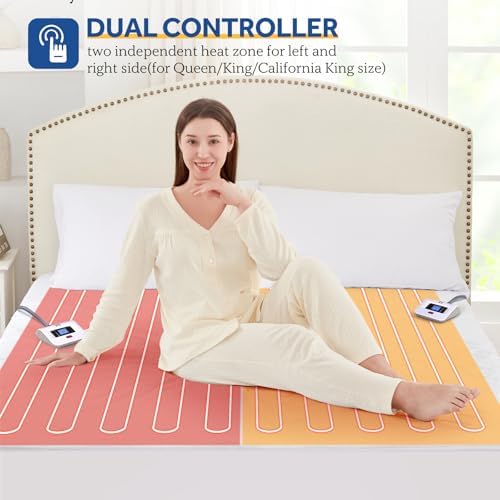 Sealy Heated Mattress Pad King Size Dual Control 10 Heat Levels - Image 4