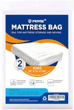 2 Pack King/Cal King Mattress Bag by PROWEE