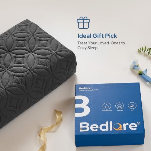BEDLORE Waterproof Mattress Protector, Queen Size Mattress Pad Noiseless - Image 5