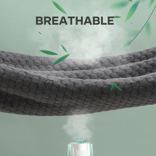 OhGeni 100% Waterproof Mattress Protector, Twin XL Gray Bamboo Viscose Top - Image 5