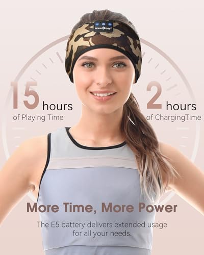 MUSICOZY Sleep Headphones Bluetooth Headband Headphones - Image 4