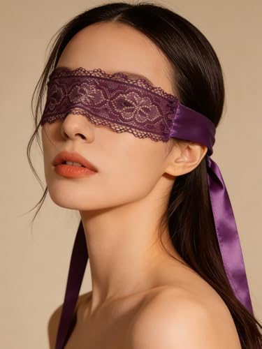 Mysterious Lace Masquerade Mask Sexy Blindfold Hollow Flower Lace Mask - Image 2