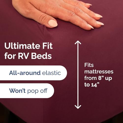 Short Queen Size 4 Piece Bed Sheet Set - Image 3