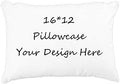 Shop&Three Custom Design Photos or Text Outdoor/Indoor Throw Pillowcase by Shop%26Three
