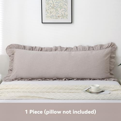 Gingham Body Pillow Cover 20x54 - Image 2