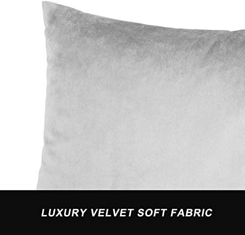 GIGIZAZA Decorative Throw Pillow Covers 18 x 18, Sofa Cushion Grey Pillow Covers - Image 4