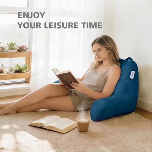 Reading Pillow with Adjustable Memory Foam, Adult Backrest with Arms, Back - Image 7
