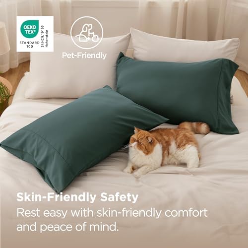 Bedsure Pillow Cases Standard Size Set of 2 - Image 4