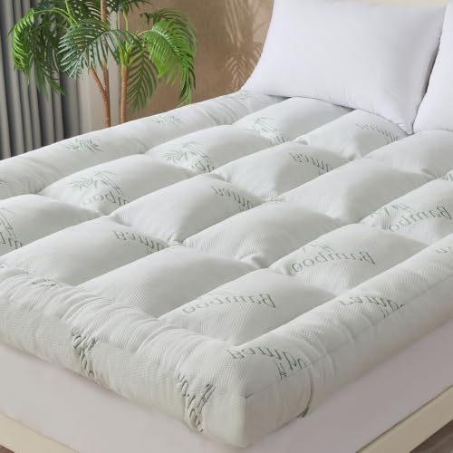 WhatsBedding 5 Inch Memory Foam Mattress Topper Full by WhatsBedding