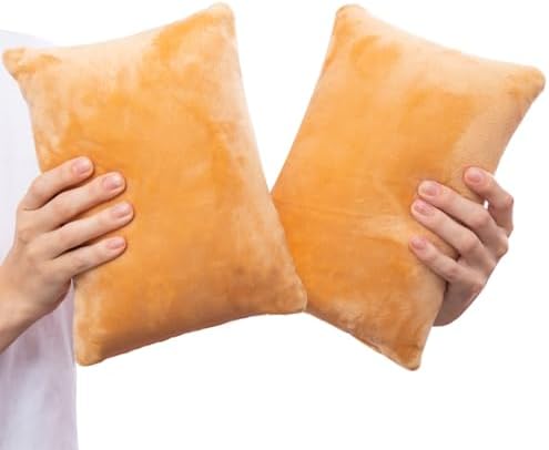 1 MIDDLE ONE 2 Pack Small Pillow, Memory Foam Mini Pillow 11 X 7 Inches by 1MIDDLEONE