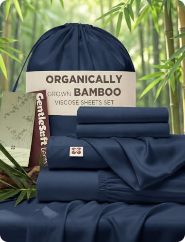 Bedsure PureWoven 100% Viscose Derived from Bamboo, Queen Sheets by BEDSURE
