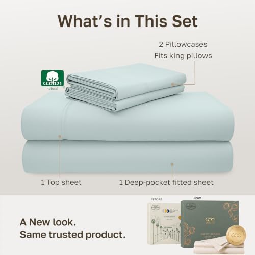 California Design Den Luxury 600 Thread Count King Bed Sheets Set - Image 3