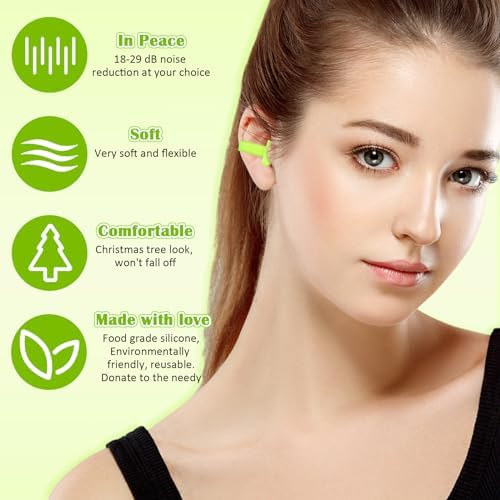 Trelaco 100 Pairs Silicone Ear Plugs Bulk - Image 3
