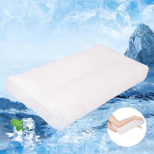 Cooling Knee Pillow for Side Sleeper, 100% Cooling Fabric Pillow for Between by MINUPWELLHome