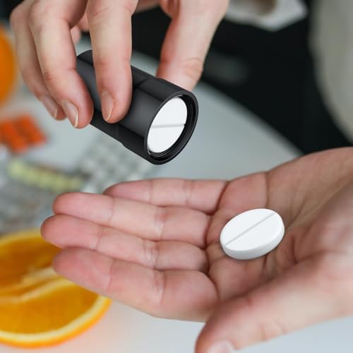 Urekt Portable Pill Case Keychain, Large Waterproof Aluminum Pill Box - Image 6