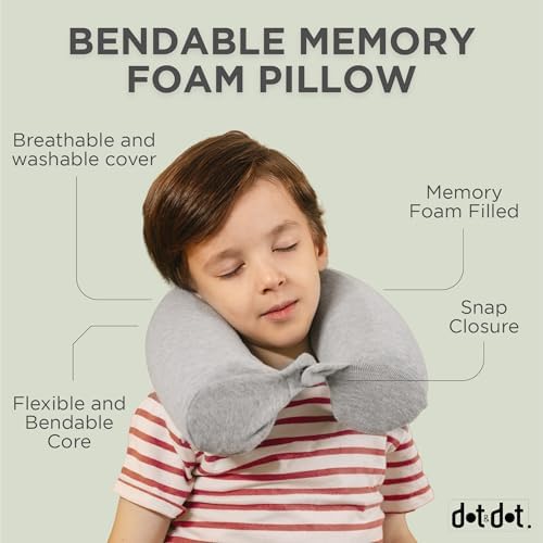 Dot&Dot Twist Memory Foam Kids Travel Pillow - Image 6