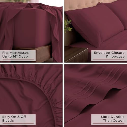 Mellanni Iconic 4-Piece, Ultra Soft Sheet Set - Image 5