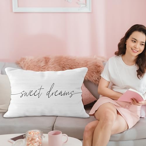 Sweet Dreams Pillow Cover 12x20, Decorative Throw Pillow Covers - Image 2