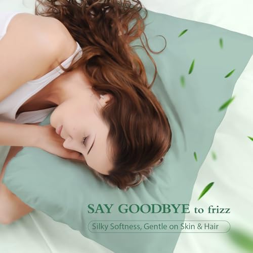 Cooling Pillowcases King Size Set of 2, Viscose Derived from Bamboo - Image 5