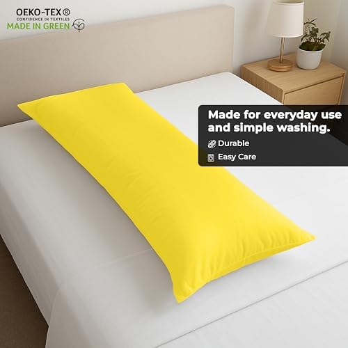 ROYALE LINENS Microfiber Body Pillow Cover - Image 6