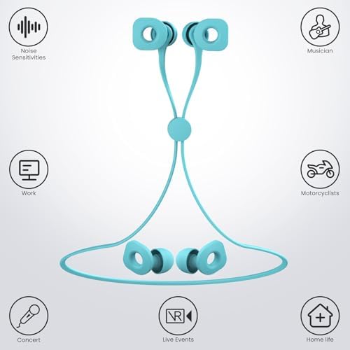 2 Pairs of Earplugs for Sleeping, Reusable Hearing Protection Ear Plugs - Image 2