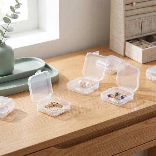 VARMDUKKE 4PCS Clear Ear Plug Cases, Small Plastic Boxes - Image 5