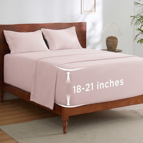 Bedsure Deep Pocket King Sheet Set by BEDSURE
