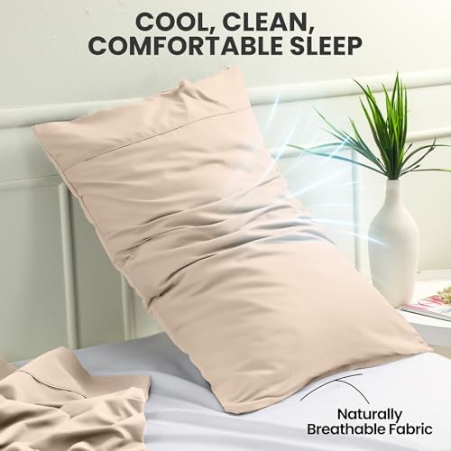 Pillow Cases King Size Set of 2, Ultra Soft Comfy Pillow Covers - Image 5