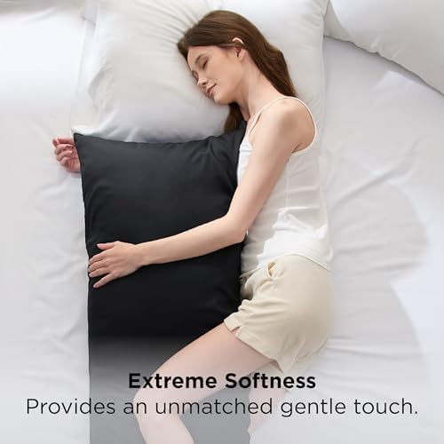 Bedsure PureWoven Body Long Pillowcase, 100% Rayon Derived from Bamboo - Image 3