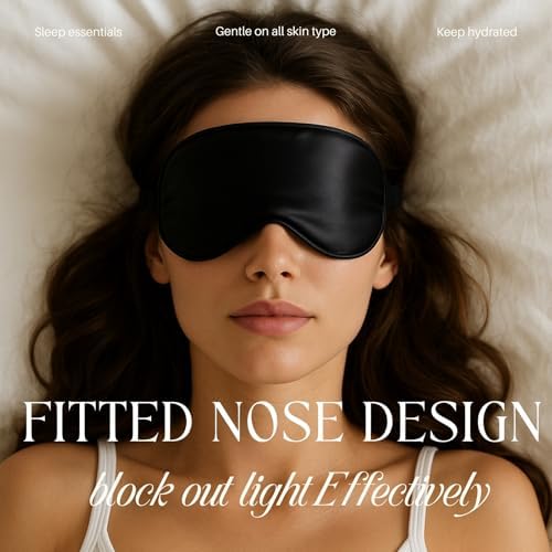 Black Sleep Eye Mask - Image 2