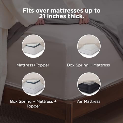 Bedsure Deep Pocket King Sheet Set - Image 2