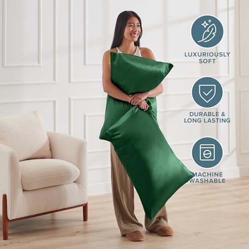 Bare Home Satin Pillowcases Envelope - Image 6
