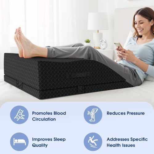 Elevation Pillows for Leg After Surgery, Adjustable Wedge Pillow - Image 4