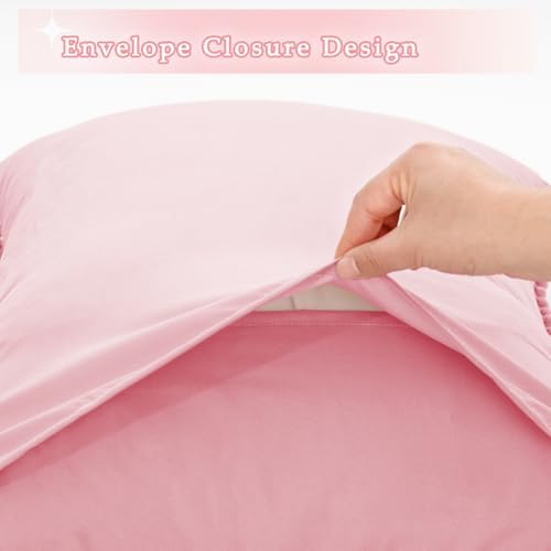 Pom Poms Pillow Shams Queen Size Set of 2, Soft Microfiber Shams Cover - Image 4
