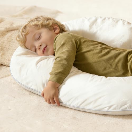 Choc chick Toddler Moon-Shaped Body Pillow Cover, 35x28 Inches, Case Only - Image 6