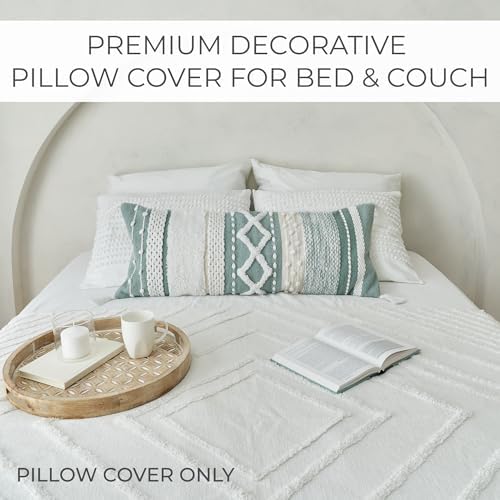 Decorative Boho Lumbar Pillow Cover 14x36 - Image 3