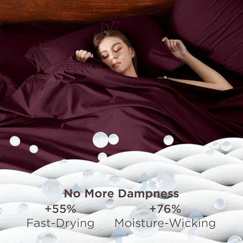 Bedsure Deep Pocket King Sheets Set - Image 3