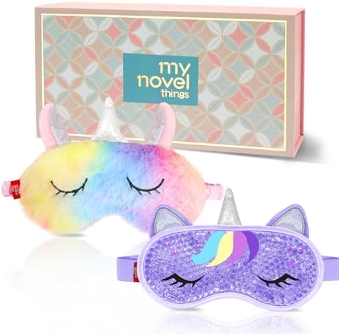 my novel things Cooling Eye Mask and Sleep Mask Cover Rainbow Birthday Cute - Image 6
