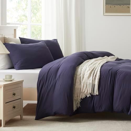H HOUSEHOLD 100% Jersey Knit Cotton King Size Pillowcases Set of 2, Super Soft - Image 3