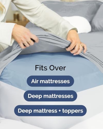 CGK Linens 2 Pack Extra Deep Queen Fitted Sheets - Image 7