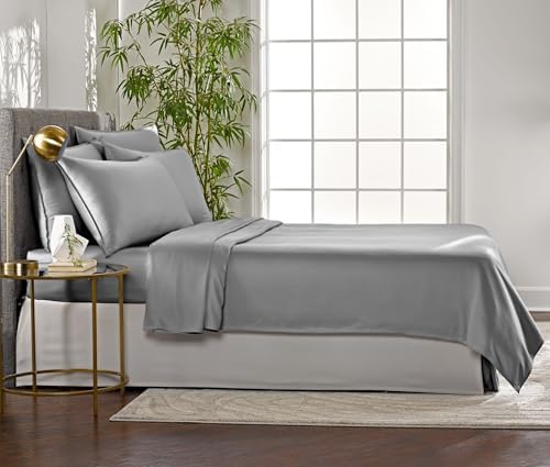 Pure Bamboo King Sheets, Genuine 100% Organic Viscose Derived from Bamboo Bed - Image 4