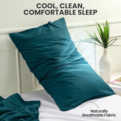 Pillow Covers Queen Size Set of 4, Soft and Comfy Pillow Cases - Image 5