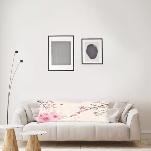 Cherry Blossoms Body Pillow Cover - Image 3