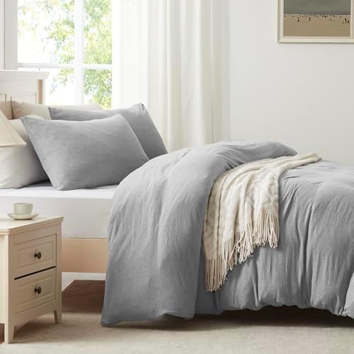 H HOUSEHOLD 100% Jersey Knit Cotton King Size Pillowcases Set of 2, Super Soft - Image 3