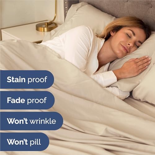 Queen 6 Piece Bed Sheet Set - Image 5