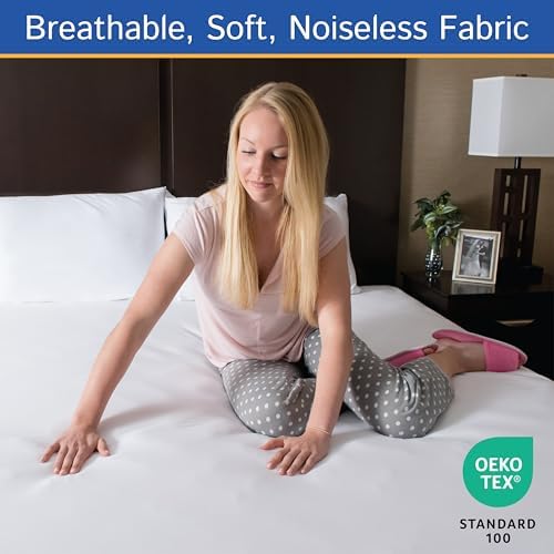 Queen Size Mattress Protector Waterproof Zippered Cover Premium Quality - Image 5