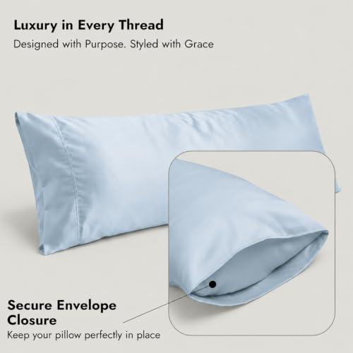 Cotton Metrics Body Pillowcase 20x72 – 100% Tencel Lyocell Eucalyptus Cooling - Image 5