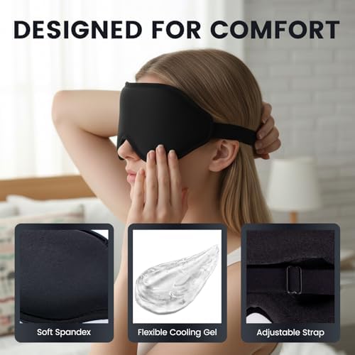 3D Cooling Gel Eye Mask for Women & Men - Image 4