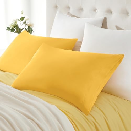 MILVOWOC Brushed Microfiber King Pillowcases, 20x36 Inch - Image 3