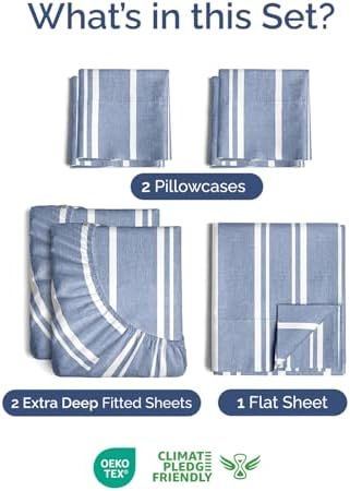 Extra Deep Split King Sheet Set - Image 2